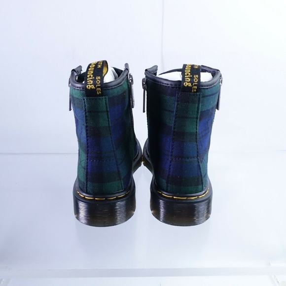 NEW Dr. Martens 1460 Tartan Side Zipper Boots - Picture 5 of 6